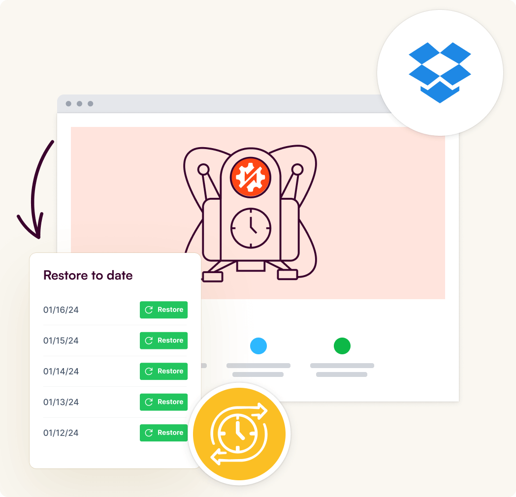 Easily Restore Dropbox Backups With 1-Click From WordPress