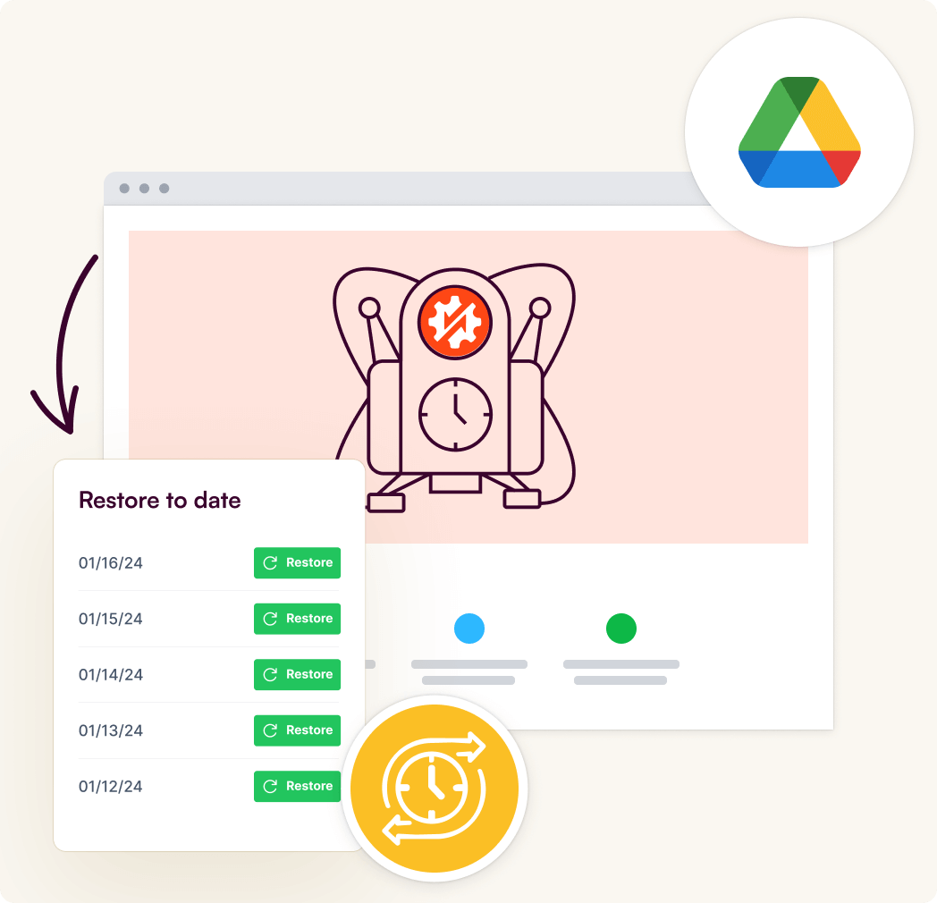 Easily Restore Google Drive Backups With 1-Click From WordPress