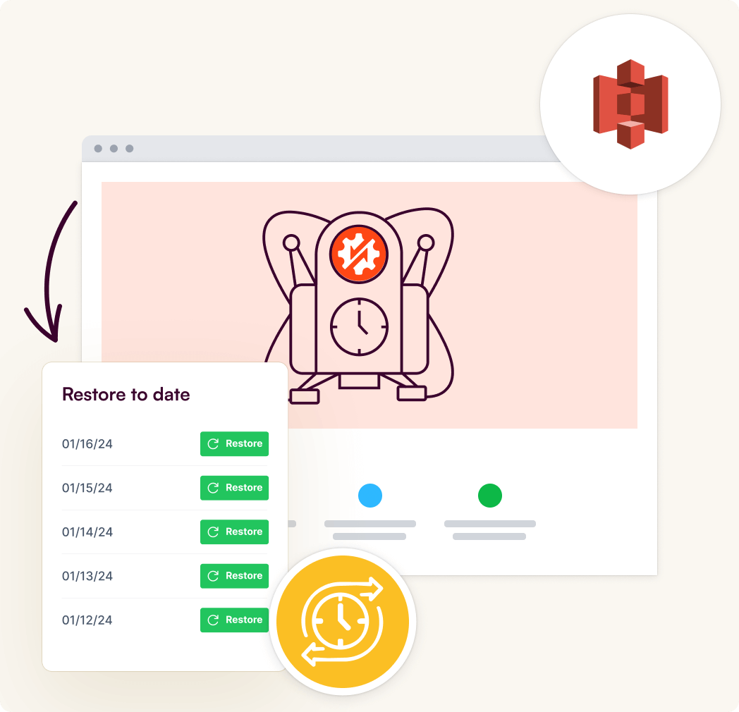 Easily Restore Amazon S3 Backups With 1-Click From WordPress