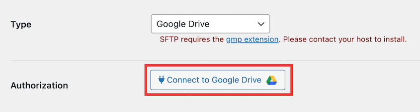 Connect WordPress to Google Drive