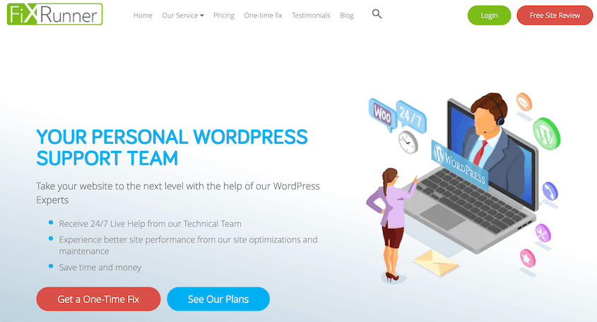 FixRunner WordPress maintenance