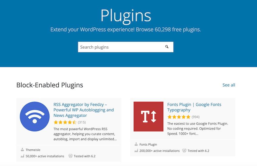 WordPress Plugin Directory