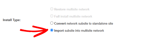 install type - Duplicator