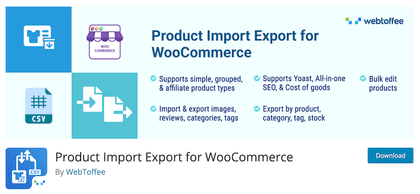 Product Import Export for WooCommerce