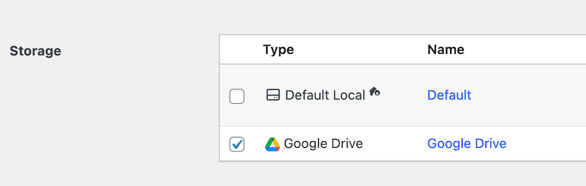 Scheduled Google Drive backup