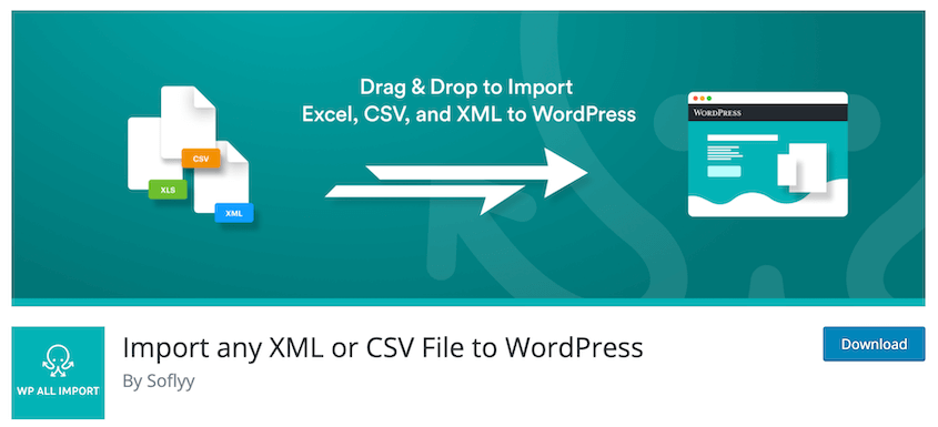 WP All Import plugin