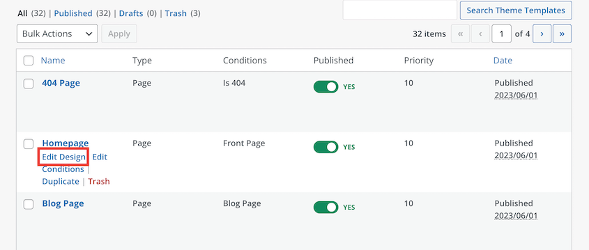 Edit SeedProd page templates