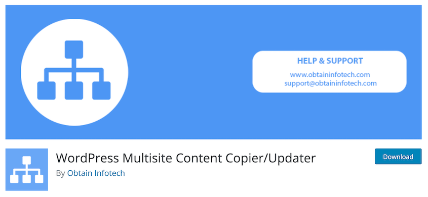 WordPress Multisite Content Copier/Updater