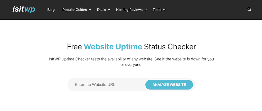IsItWP uptime checker