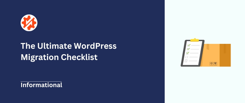 WordPress migration checklist