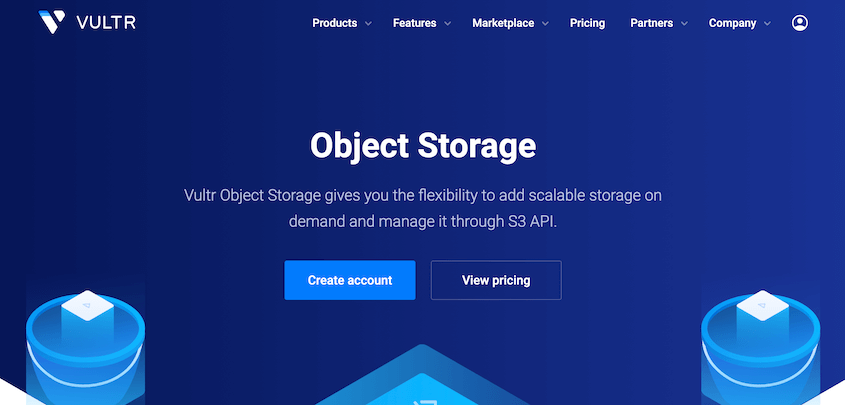 Vultr cloud storage