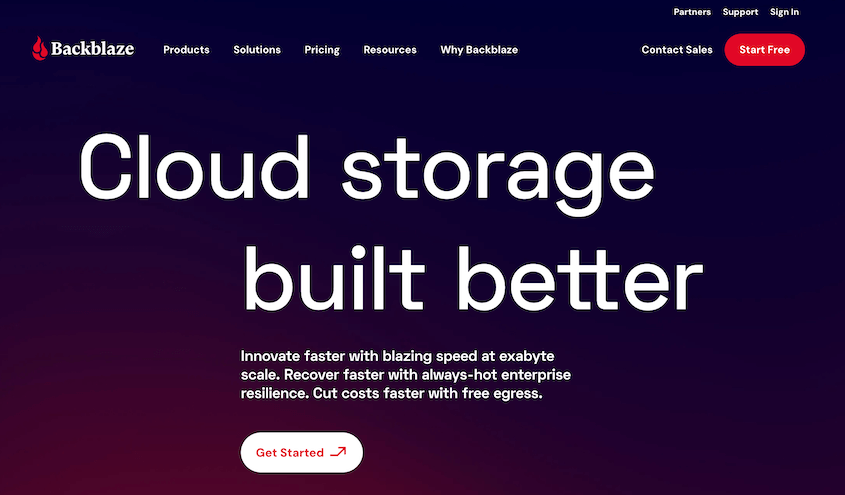 Backblaze B2 cloud storage