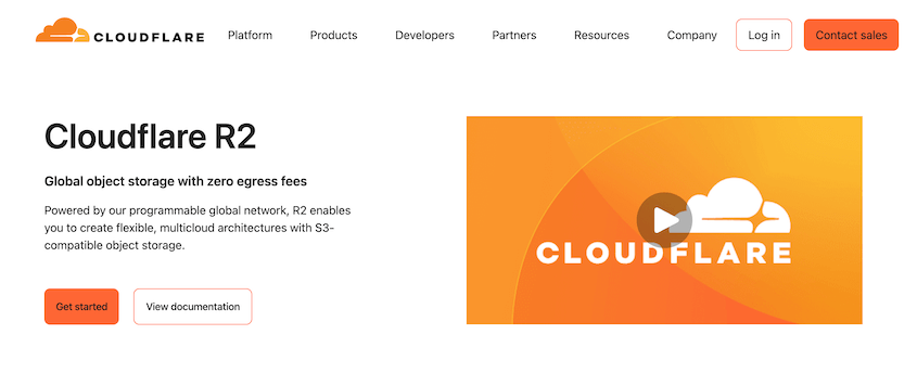 Cloudflare R2 cloud storage