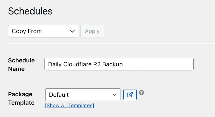 New Cloudflare R2 backup schedule