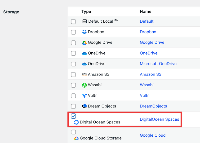 Schedule DigitalOcean Spaces backup