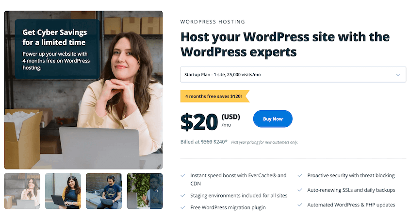 WP Engine WordPress hosting