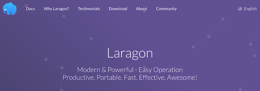 Laragon website
