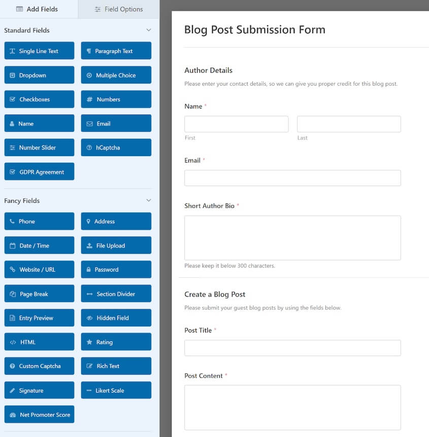 Guest post submission form