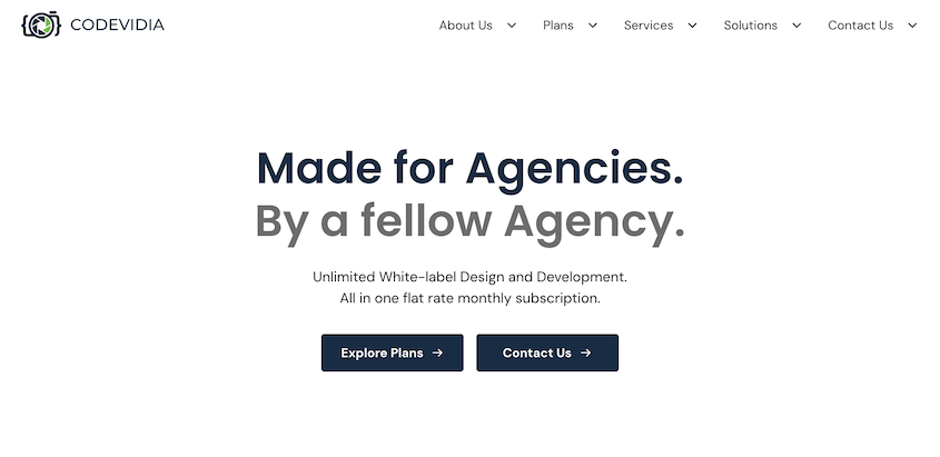 CodeVidia agency website