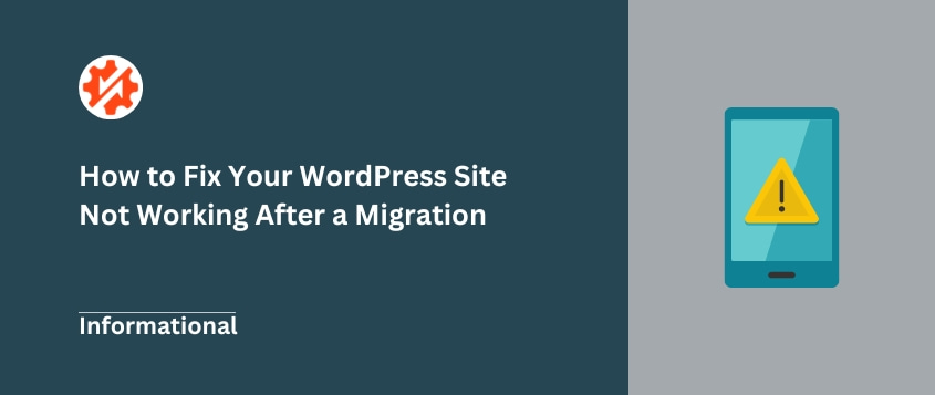 WordPress site not working after migration
