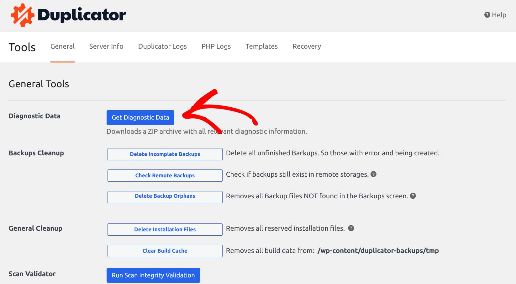 diagnostic_data - Duplicator