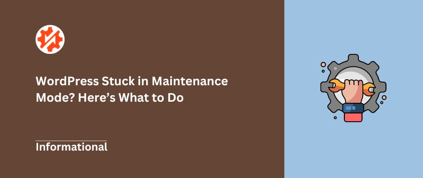 WordPress stuck in maintenance mode