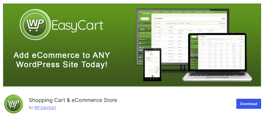 WP EasyCart plugin