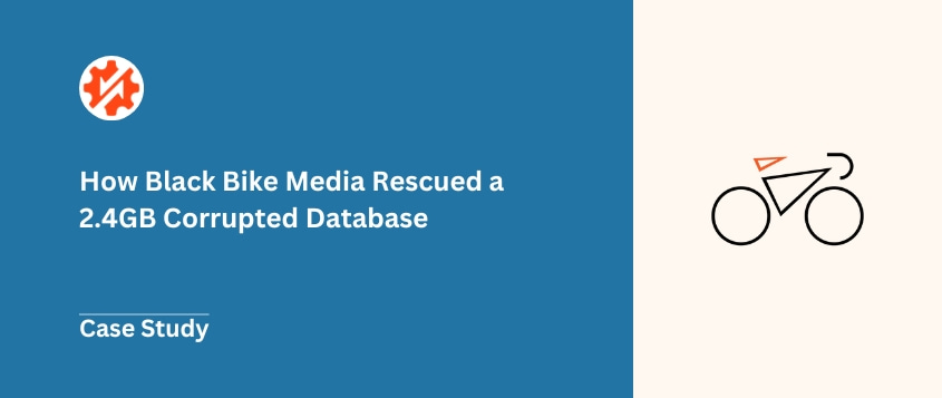 How Black Bike Media Rescued a 2.4GB Corrupted Database