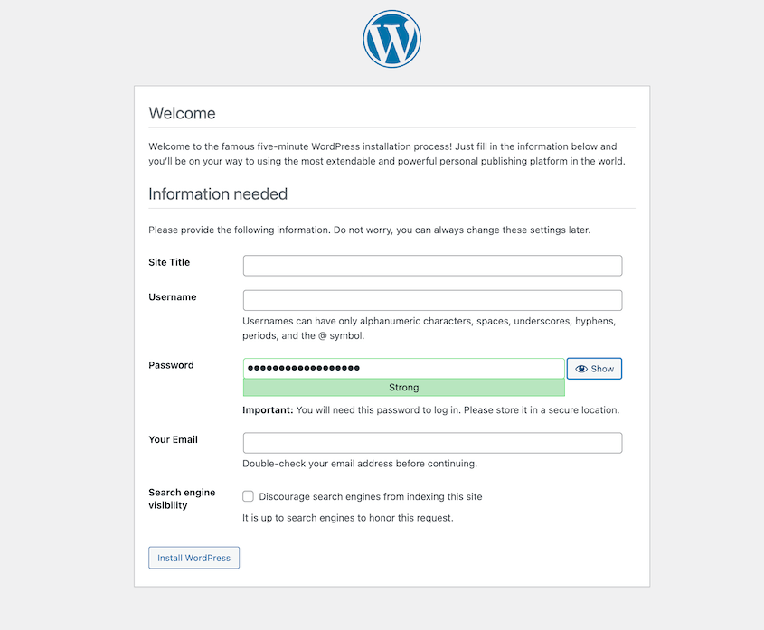 Customize Docker site settings