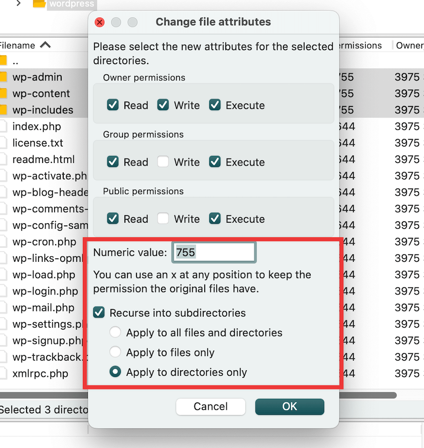 FTP recurse subdirectories