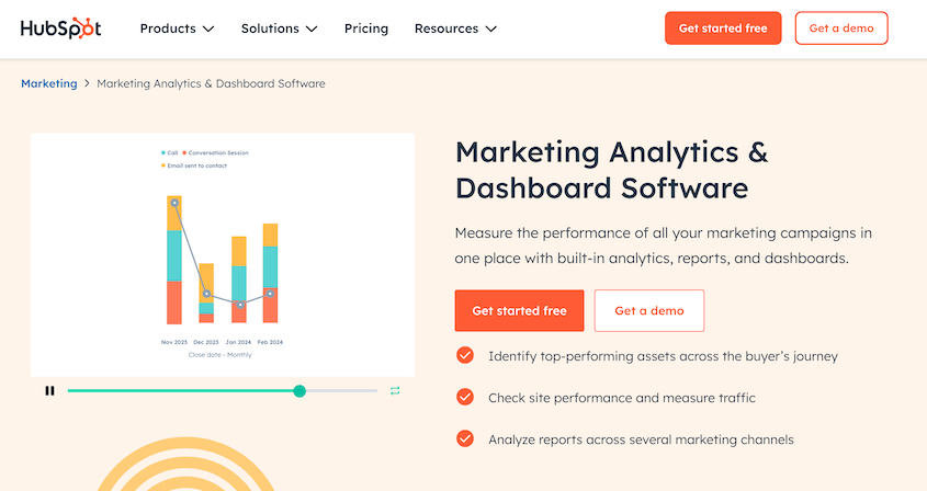 HubSpot analytics