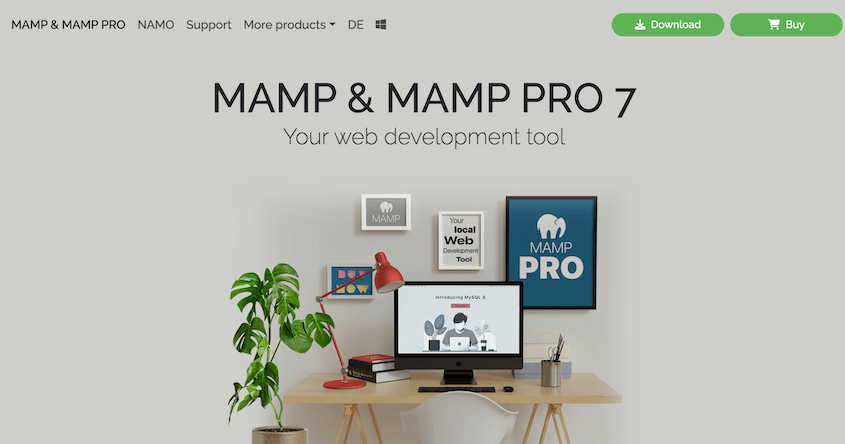 MAMP website