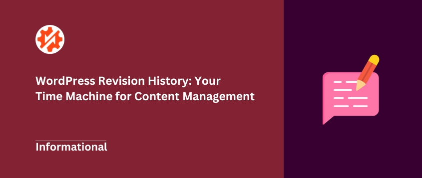 WordPress revision history