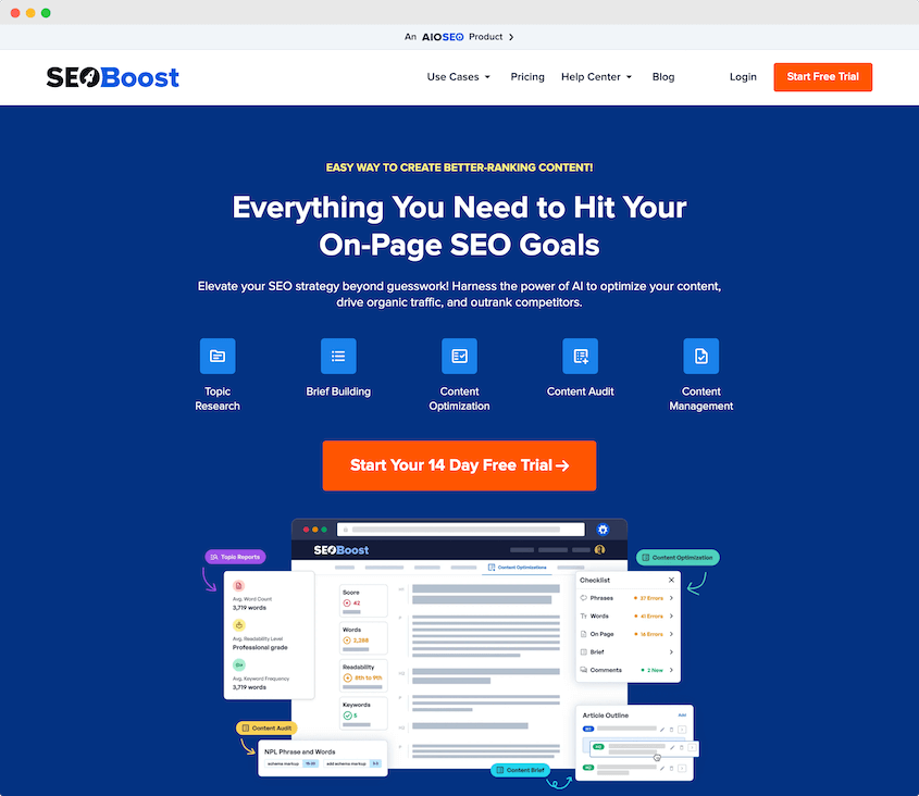 SEOBoost website