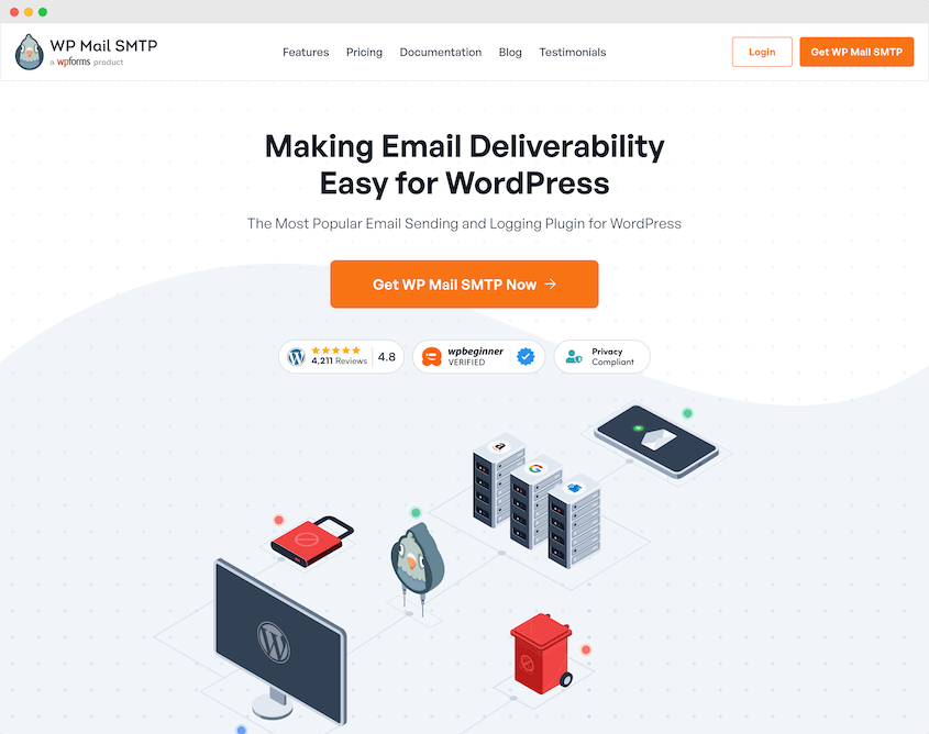 WP Mail SMTP website