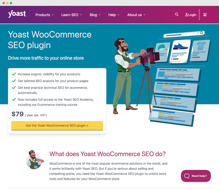 Yoast SEO WooCommerce plugin