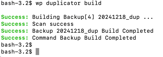 SSH Duplicator backup