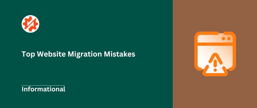 Site migration mistakes