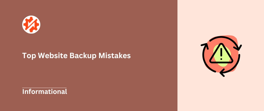 Site backup mistake