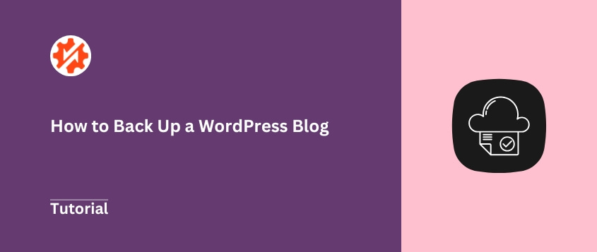 How to backup WordPress blog