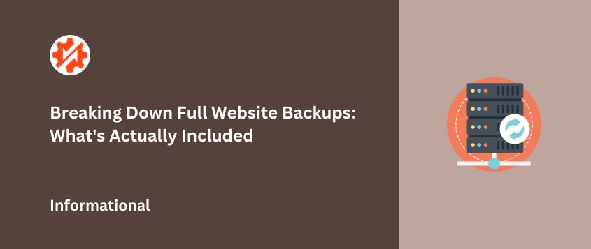Full website backup