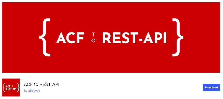 ACF to REST API