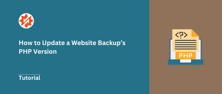 Update backup PHP version