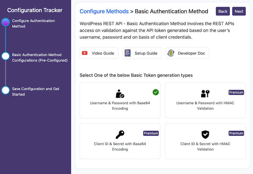 miniOrange API authentication