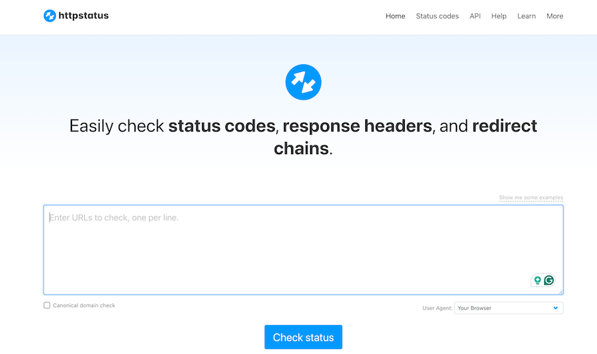 Httpstatus.io website