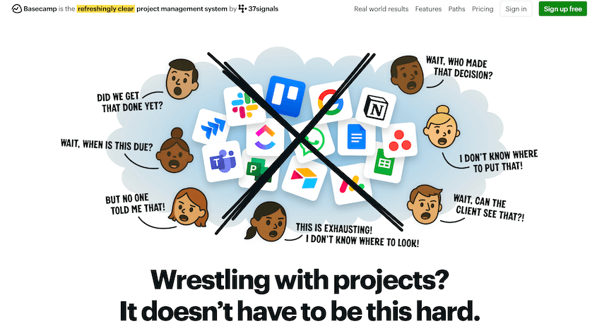 Basecamp website