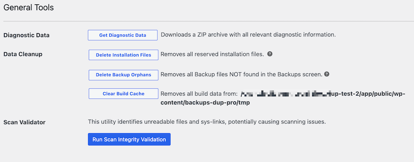 Duplicator-Data-Cleanup - Duplicator Duplicator data cleanup options