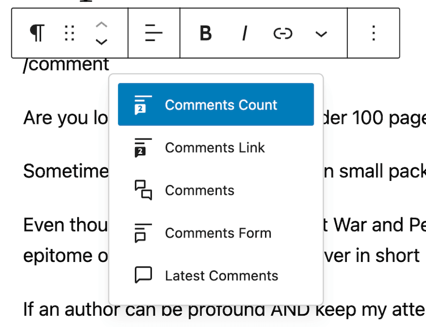 Comment-Count-Block - Duplicator Comment count and comment link blocks