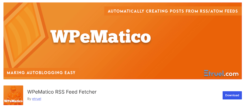 RSS Feed Fetcher plugin