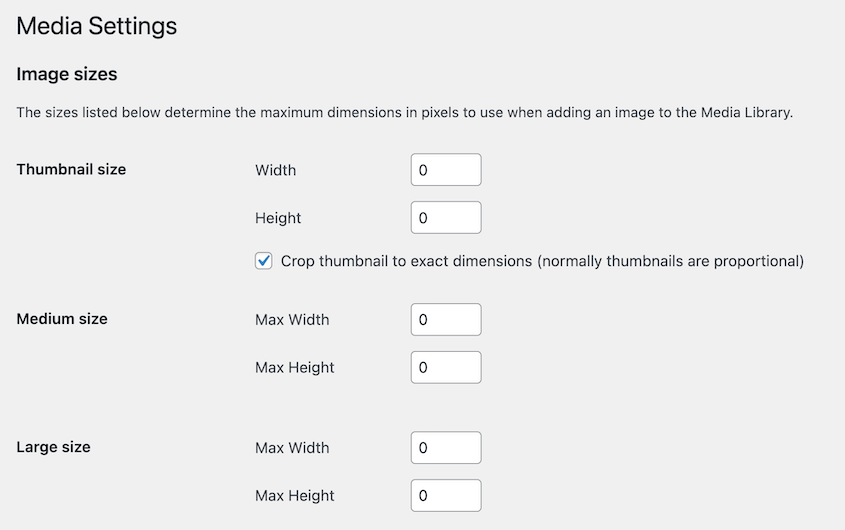 Prevent multiple image variations in WordPress